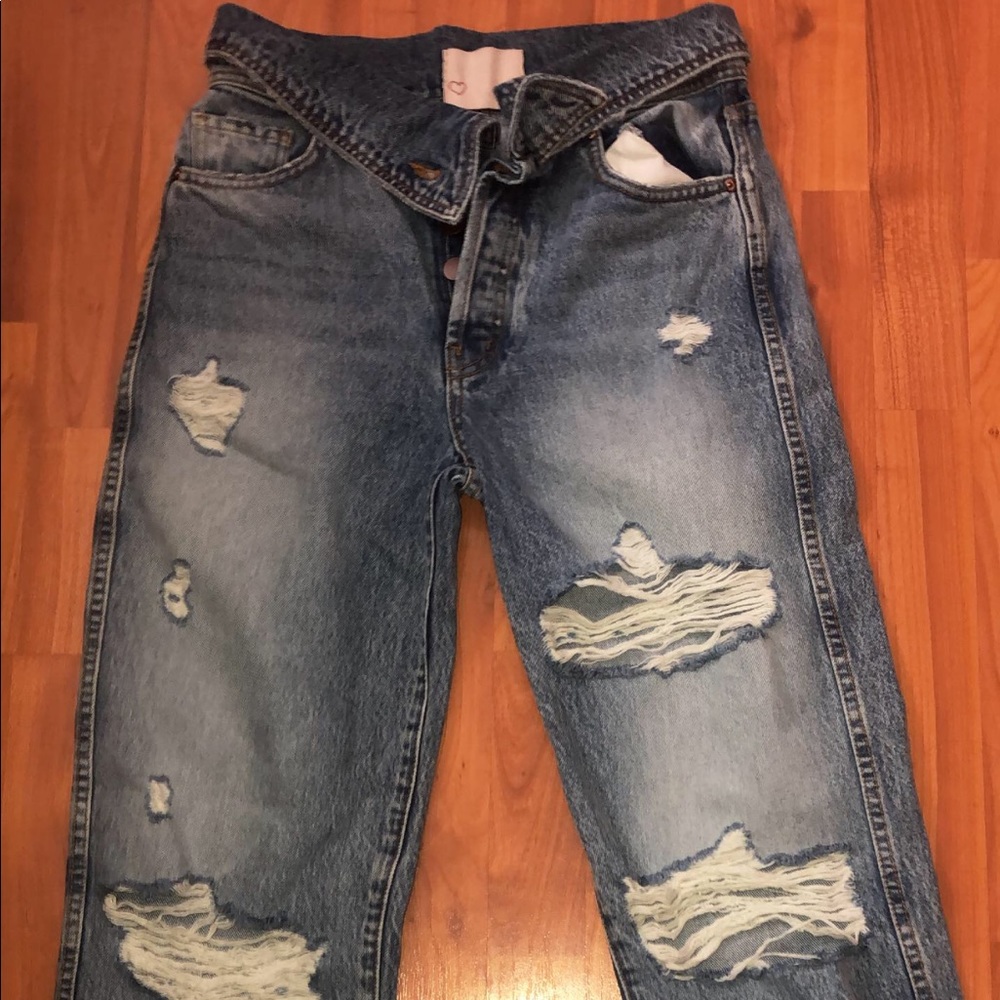 Ripped jeans from England